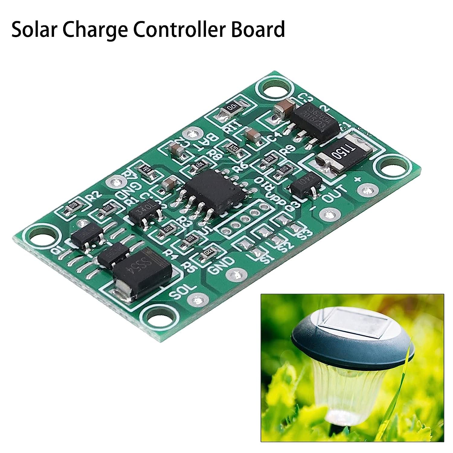 Ubersweet Solar Charge Controller for Garden & Landscape Lights - Durable & Stable