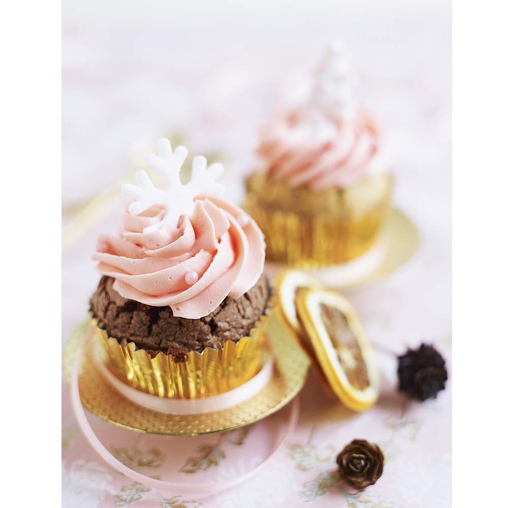 400-Piece Metallic Foil Cupcake Liners - Silver, Rose Gold, Black & Gold Baking Cups for Muffins, Treats & Desserts | Perfect for Weddings, Birthdays, Baby Showers & Party Decorations | Reusable & Elegant Baking Accessories