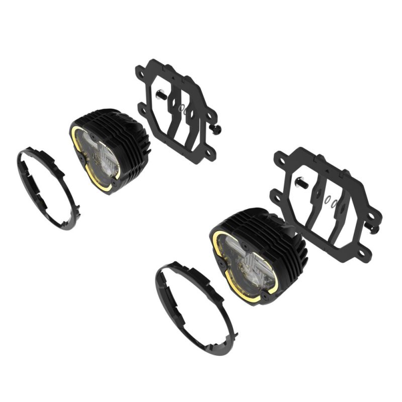 FLEX ERA® 3 Dual Mode SAE Fog LED Light Pods - 2 Light Master Kit for Subaru Crosstrek & Forester - Perfect for Off-Roading, Night Driving & Adventure Vehicles