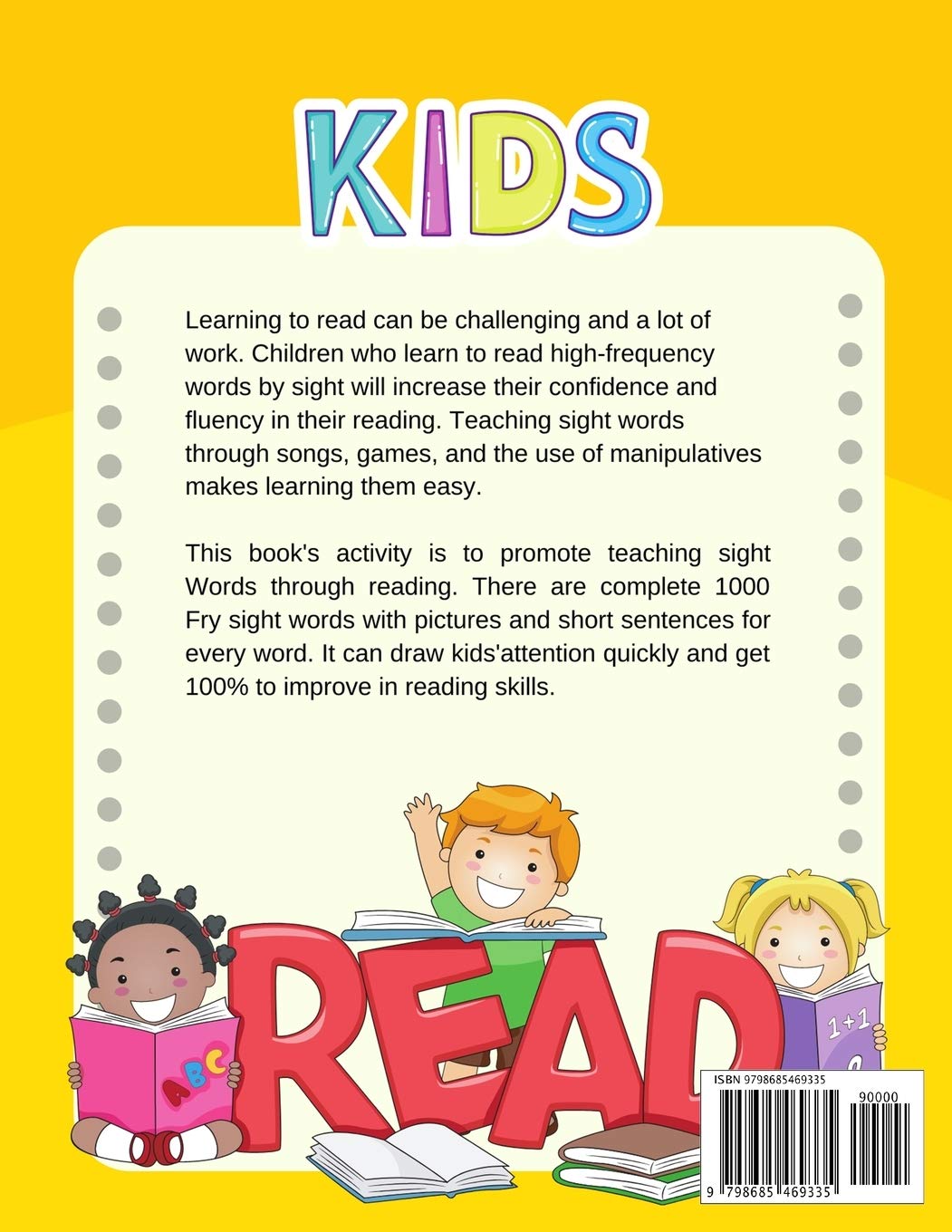 English Russian Sight Words Picture Book for Kids 5-10 - Learning Games & Reading Activities for Home & School