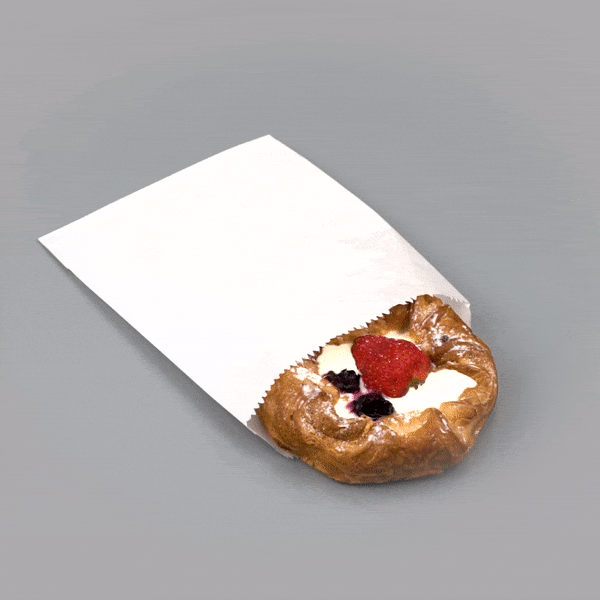 White Paper Bags 7x5 Inches - 25 Count Box - Eco-Friendly Kraft Gift Bags for Parties, Weddings & Retail Packaging