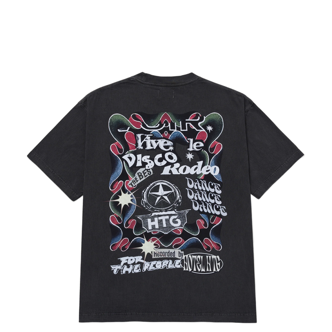 Disco Rodeo Graphic T-Shirt for Men & Women - Black Cotton Vintage Tee - Perfect for Concerts, Parties & Western Events