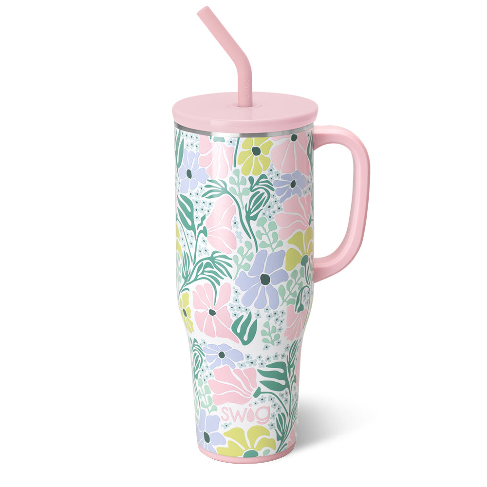 40oz Large Insulated Tumbler with Lid and Straw - Perfect for Garden Parties, Outdoor Events, and Everyday Use