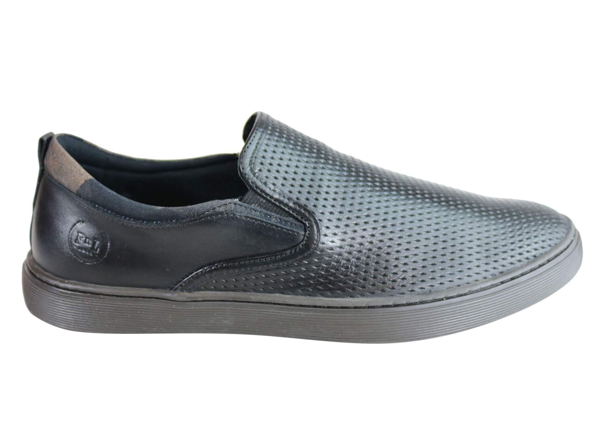 Ferricelli Atlas Men's Leather Casual Shoes - Cushioned Comfort, Handcrafted in Brazil - Perfect for Walking, Travel & Everyday Wear