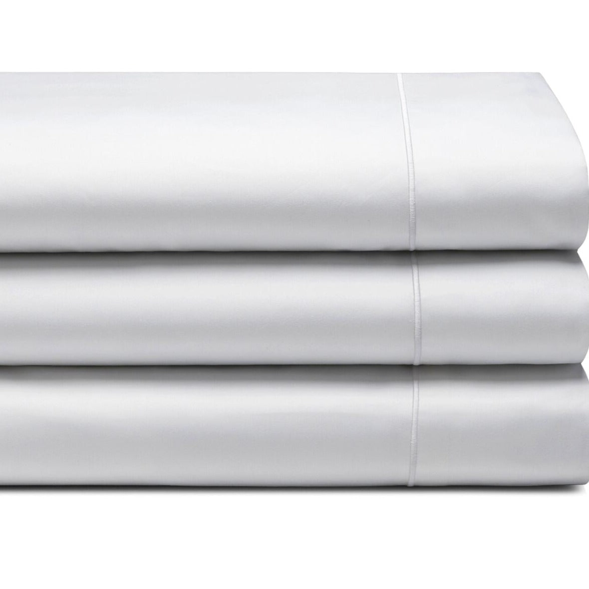 Belledorm 400 Thread Count Egyptian Cotton Bed Sheets - Queen Size White Luxury Bedding for Hotel & Home Use