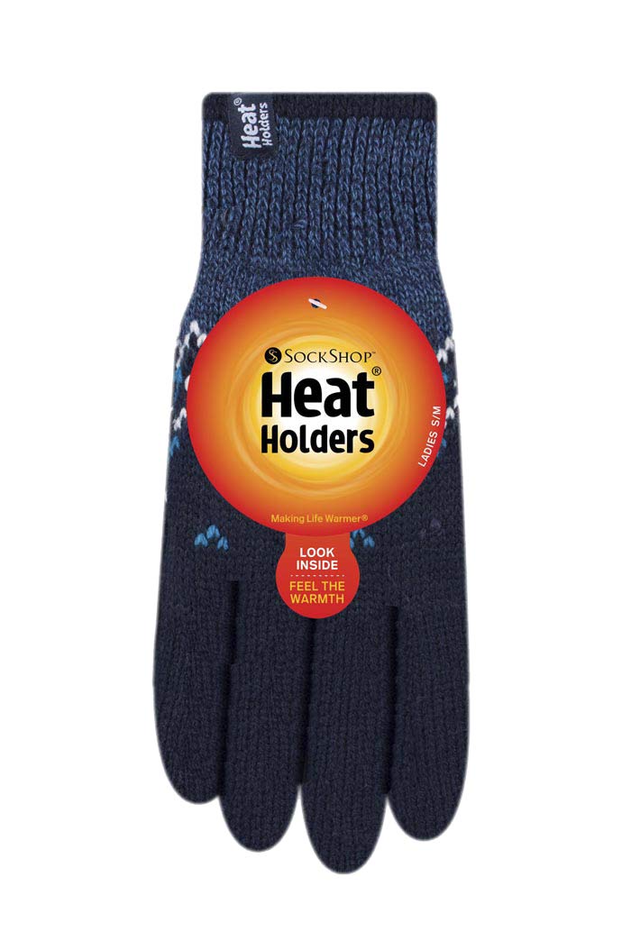 HEAT HOLDERS Women's Thermal Winter Gloves - Soft & Warm Cold Weather Accessories for Outdoor Activities, Skiing, Snowboarding & Daily Commute