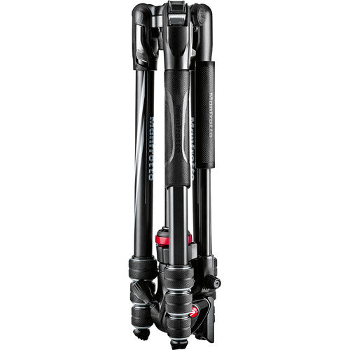Manfrotto Befree Live Aluminum Video Tripod Kit with Twist Leg Locks - Professional Lightweight Tripod for DSLR Cameras, Perfect for Travel Vlogging, Live Streaming & Outdoor Photography