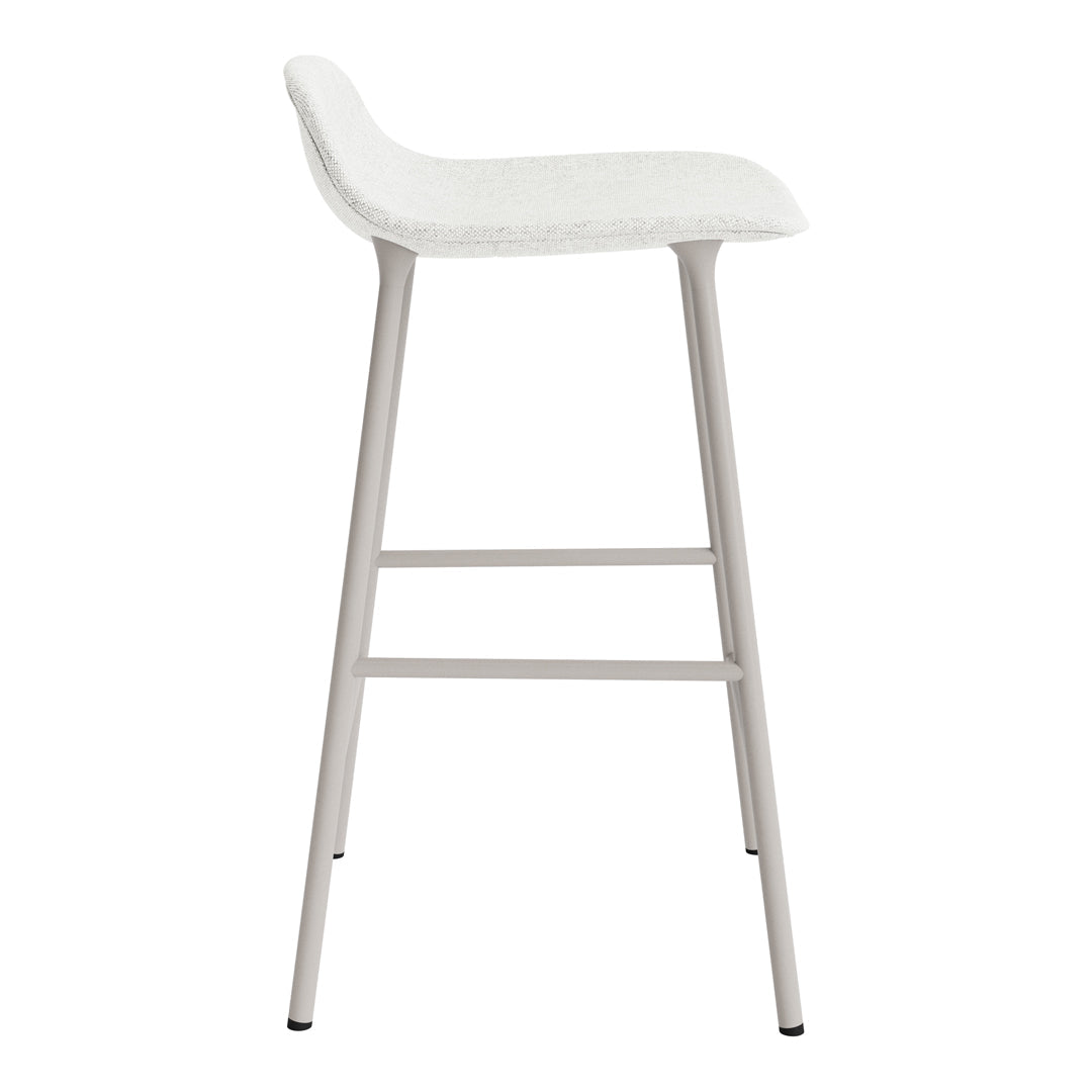 Modern Form Counter Stool with Sturdy Metal Legs & Comfortable Upholstered Seat - Perfect for Kitchen Islands, Breakfast Bars & Home Decor