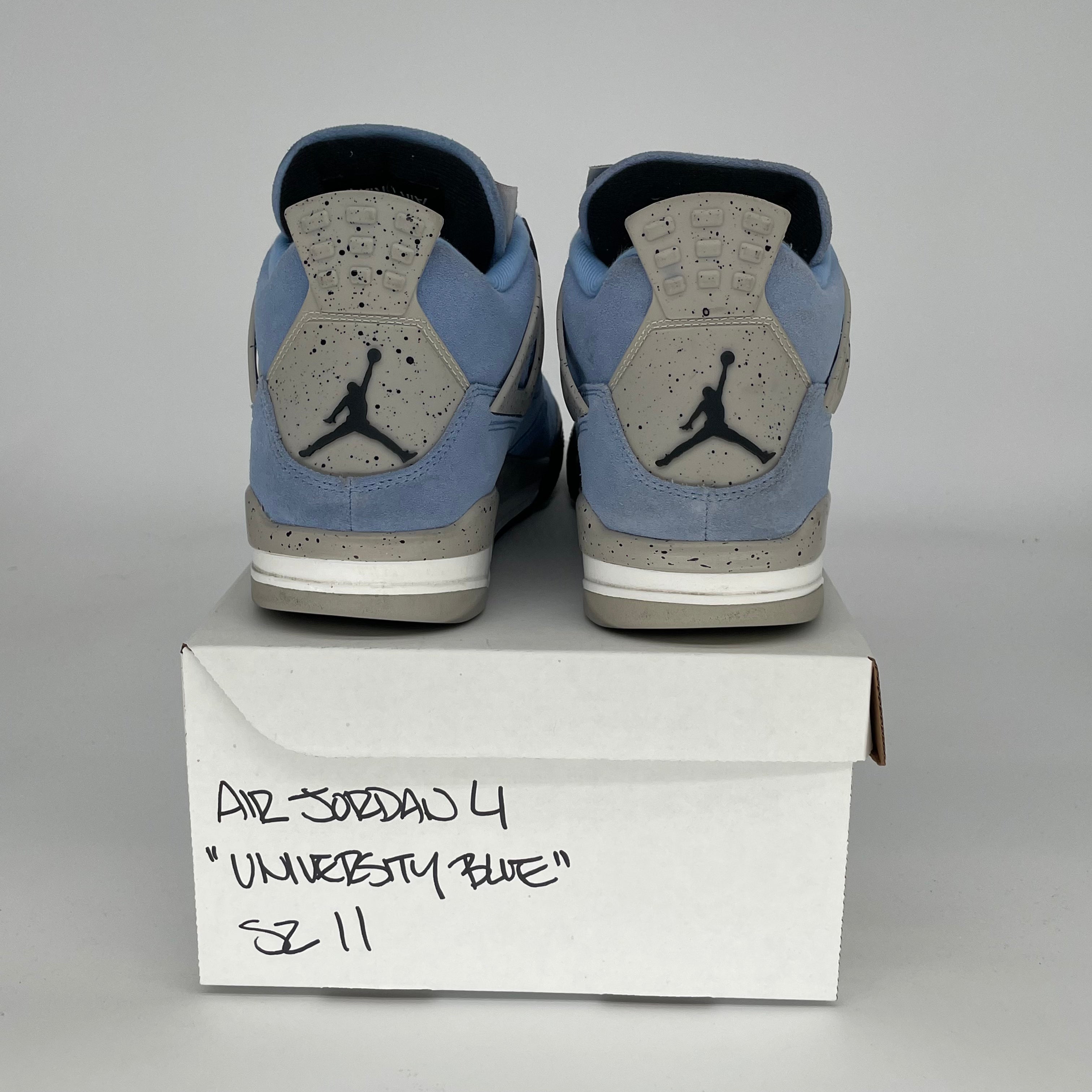 AIR JORDAN 4 Retro University Blue Men's Basketball Shoes Size 11 - CT8527-400 | Authentic Sneakers for Casual Wear, Street Style & Sneaker Collection