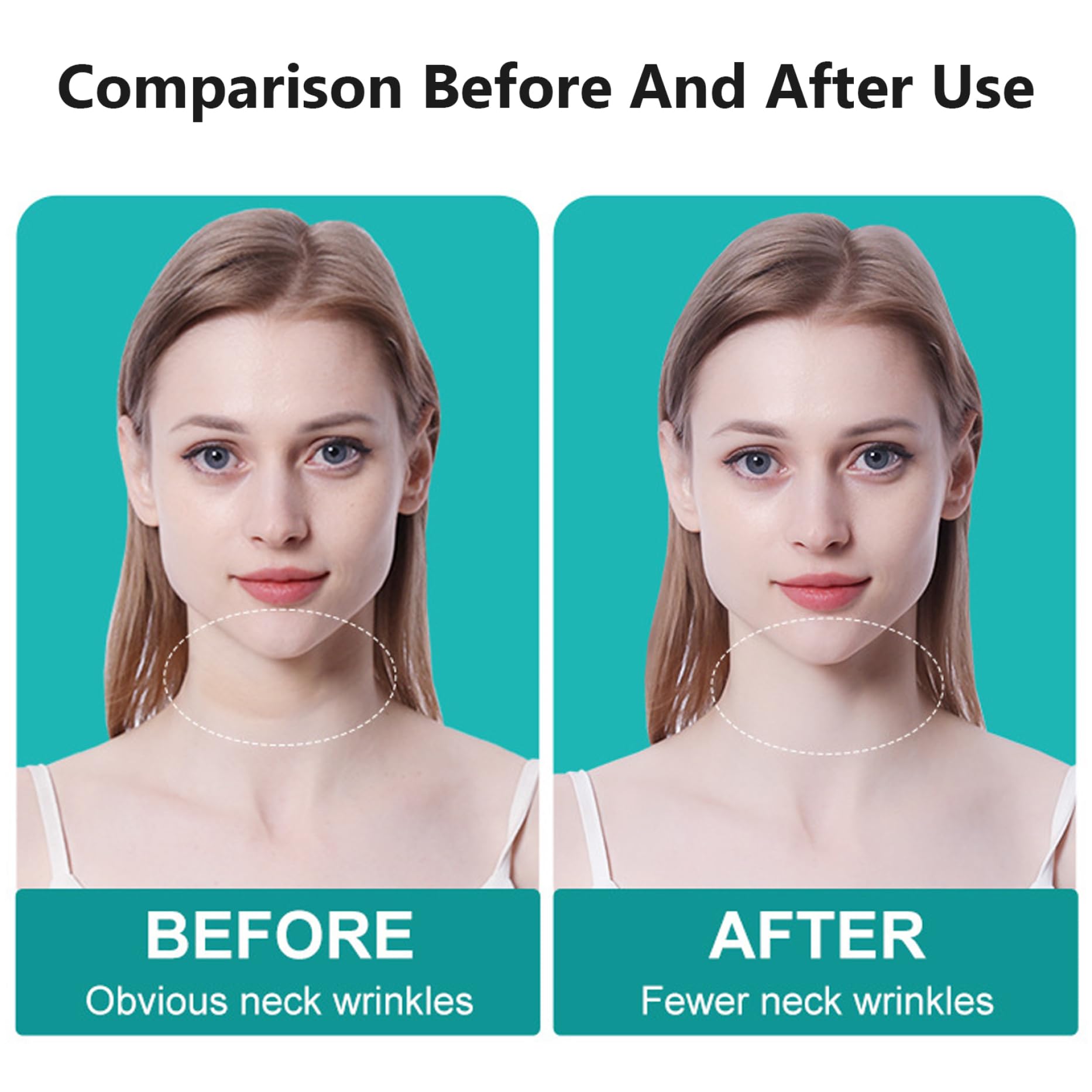 **Neck Lift Tape - Invisible Anti-Wrinkle Neck Firming Tape with 20 Replacement Pads, Strong Adhesion for Neck Lifting & Tightening - Perfect for Special Occasions, Photos & Daily Skin Care**