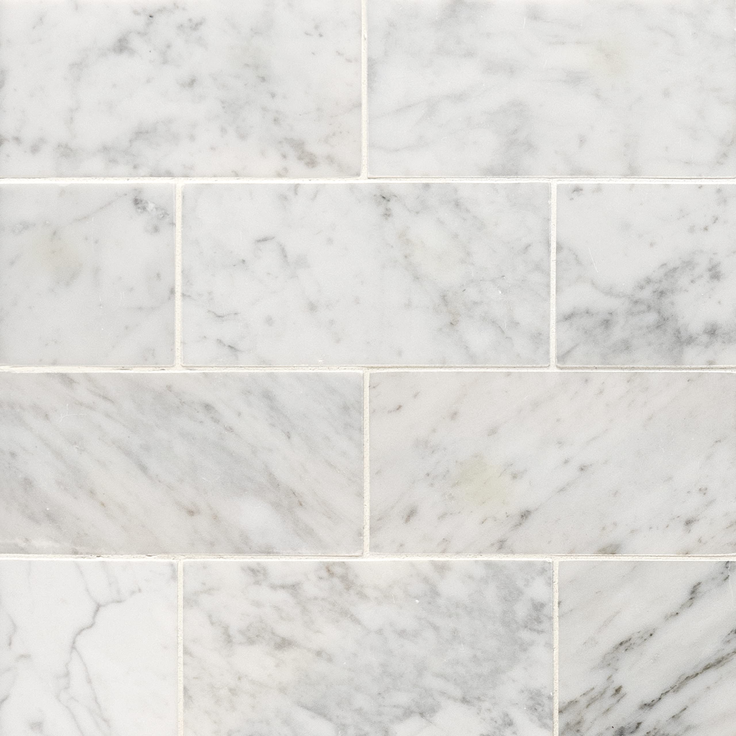 MSI Carrara White 3x6 Inch Honed Marble Subway Tile - Premium Kitchen Backsplash, Bathroom Wall & Shower Tile, Durable Floor Tile for Home Renovation - Perfect for Modern Farmhouse, Spa Bathroom & Luxury Kitchen Designs