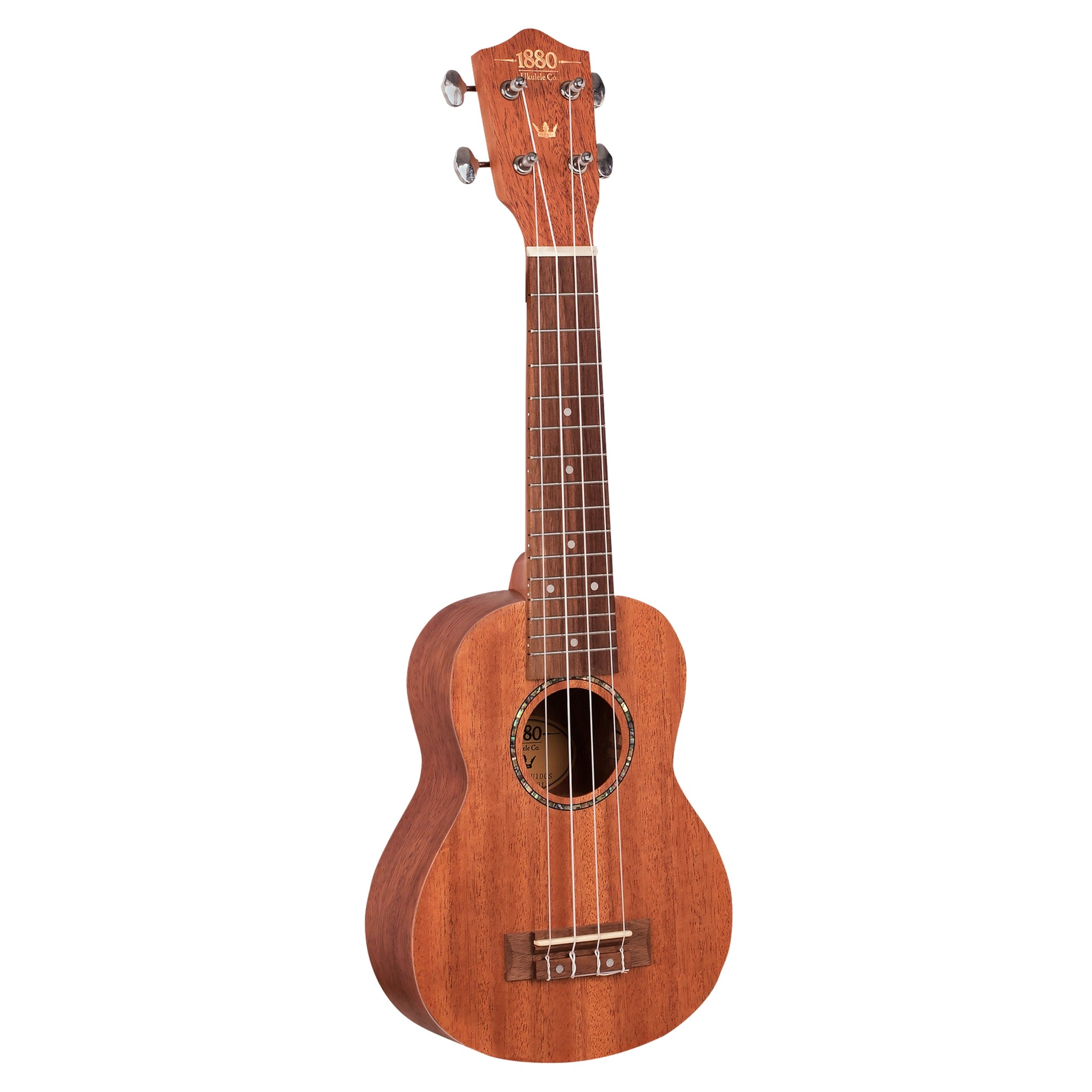 **1880 Ukulele Co 100 Series EU100S Soprano Ukulele - Premium Beginner Ukulele for Kids & Adults - Perfect for Learning, Travel & Live Performances**