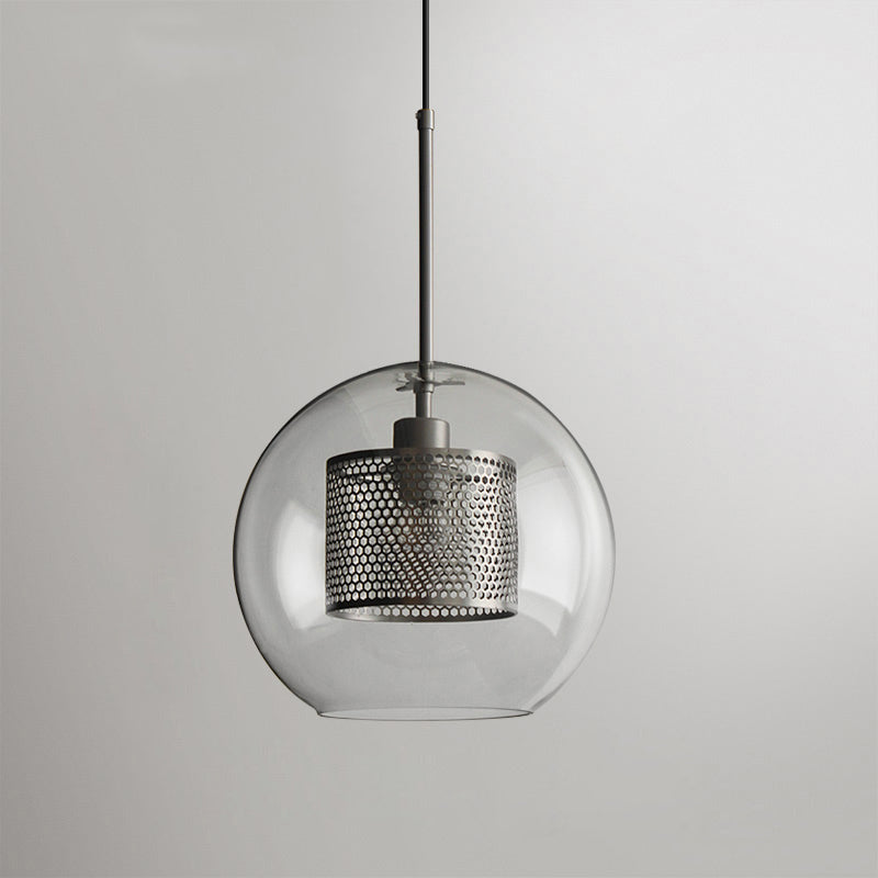 Chiswick Glass Pendant Light - Modern Hanging Ceiling Lamp for Kitchen Island, Dining Room & Bedroom Lighting