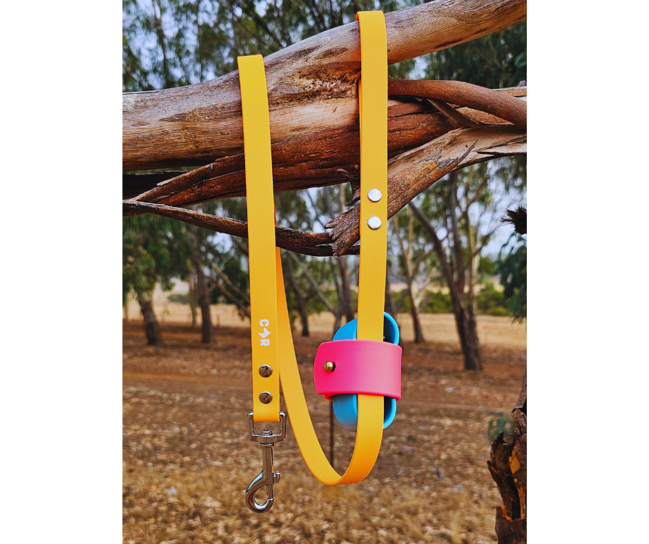 Premium BioThane Dog Poop Bag Holder - Durable, Waterproof & Odor-Resistant for Easy Cleanup - Perfect for Walking, Hiking & Travel with Your Pet