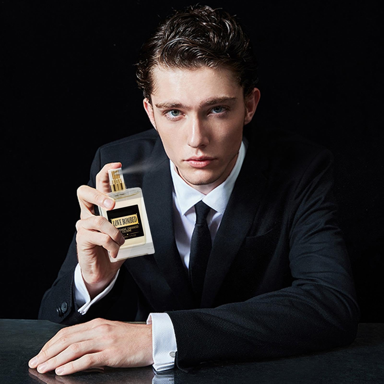 Love Bombed Cologne for Men - Long Lasting Pheromone Fragrance | Attract Women with Charming Scent | Perfect for Date Night, Gifts & Special Occasions