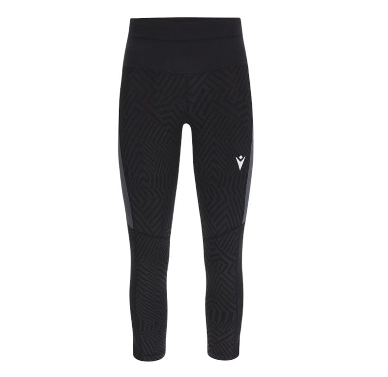 Malgrats Women's 7/8 High Waist Yoga Leggings - Black - Breathable Workout Pants for Running, Gym & Lounge Wear