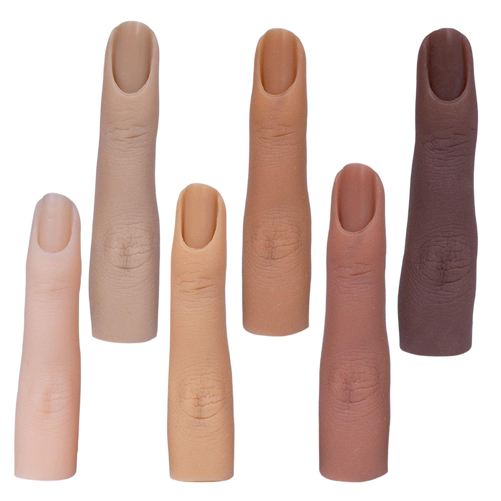 BNF Fake Fingernails for Manicure Practice - Beginner-Friendly Artificial Nails for Women | Nail Care & Training Tools | Perfect for Salon Practice, DIY Nail Art, and Display