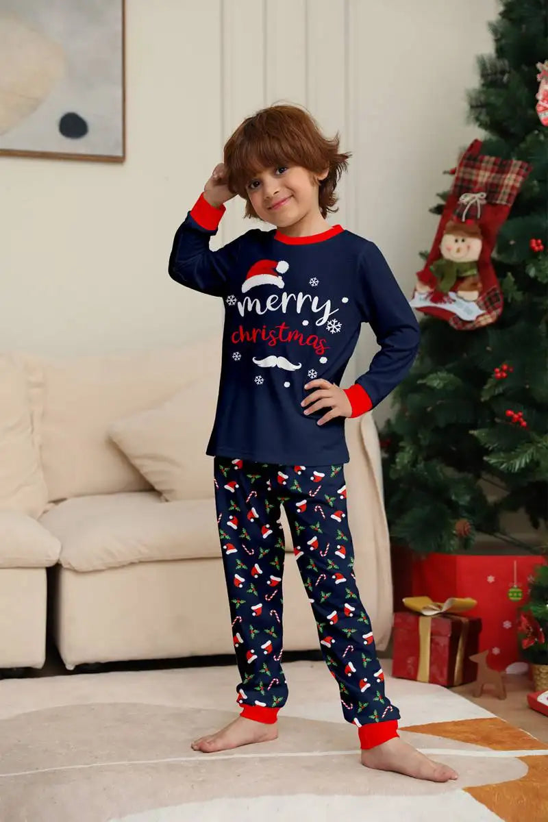 Printed Christmas Pajamas Sets for Family Matching Holiday Pjs - Cozy Festive Sleepwear for Christmas Morning & Family Photos