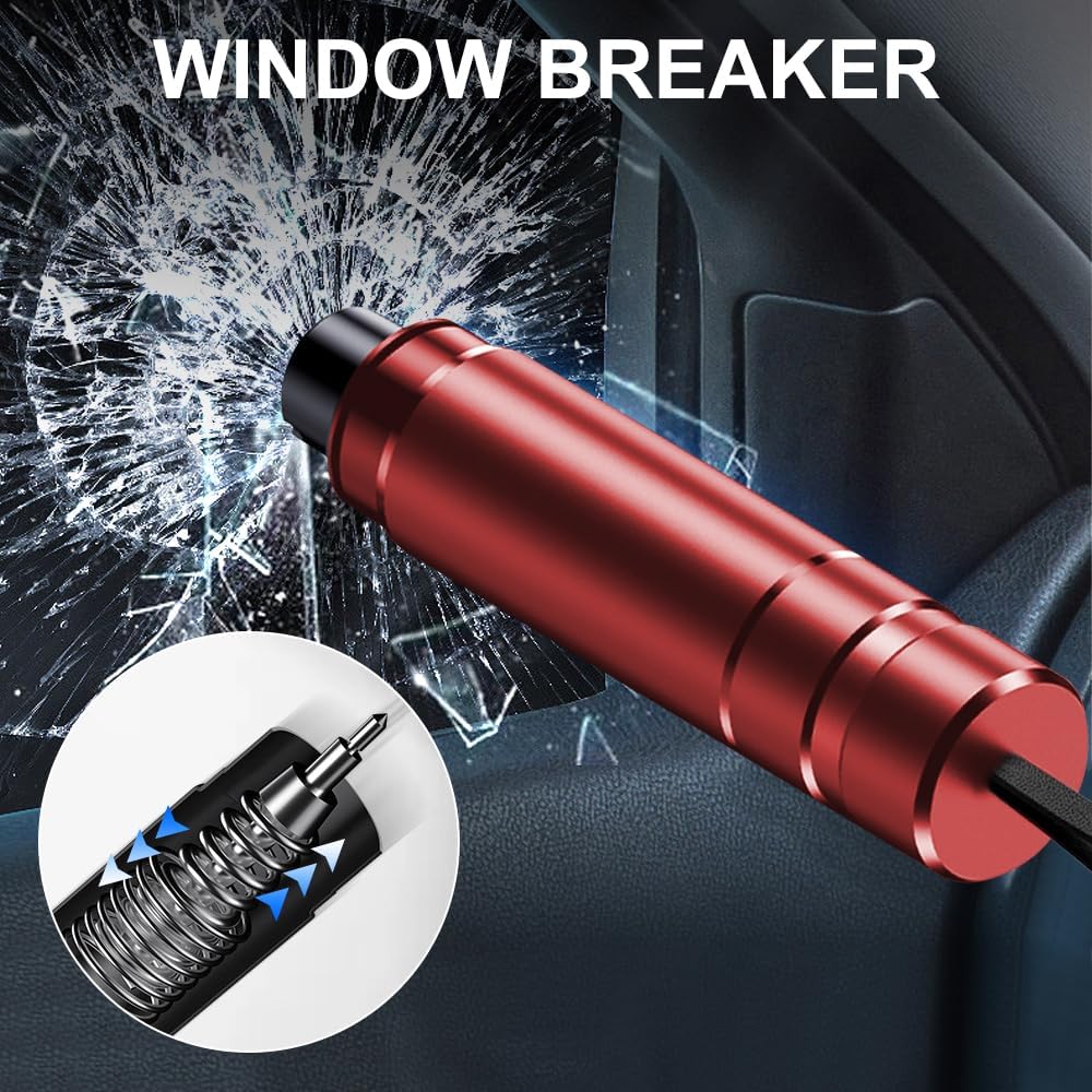 MILEX Emergency Escape Hammer Set of 2 - Car Window Breaker & Seatbelt Cutter for Vehicle Safety - Perfect for Emergency Situations in Cars, Trucks, and SUVs