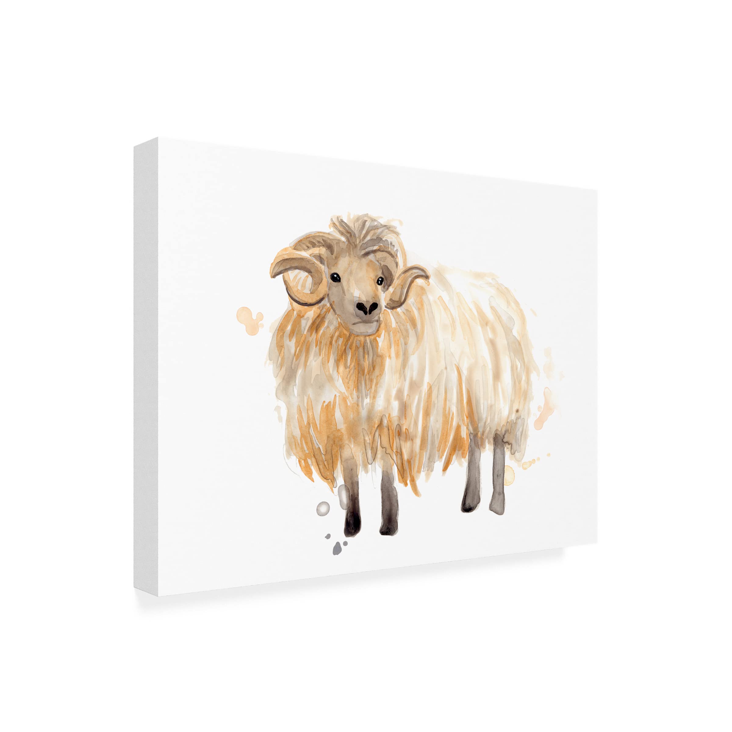 Highland Squad II Canvas Art by June Erica Vess - Premium Trademark Fine Art Wall Decor for Living Room, Bedroom & Office