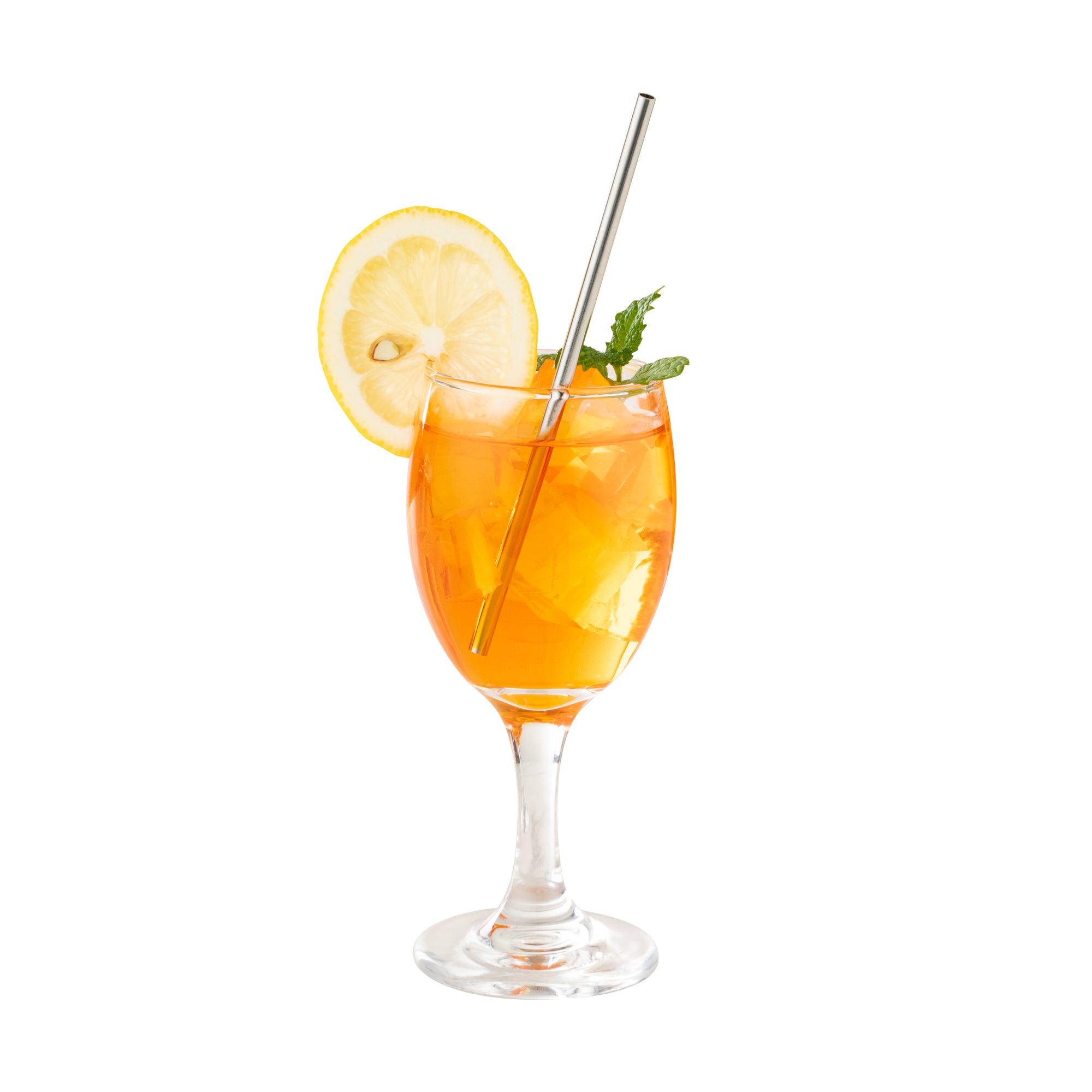 Eco-Friendly Bar Lux Stainless Steel Straws - Set of 5 (2-Pack) | Reusable Metal Drinking Straws for Smoothies, Cocktails & Iced Coffee | Perfect for Home, Office & Travel Use