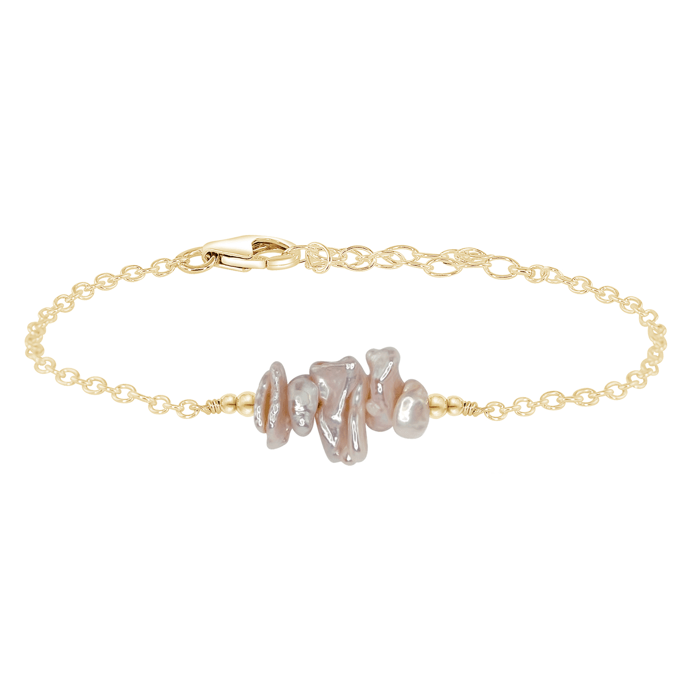 Elegant White Freshwater Pearl Chip Bead Bar Bracelet for Women - Perfect for Weddings, Parties & Everyday Wear