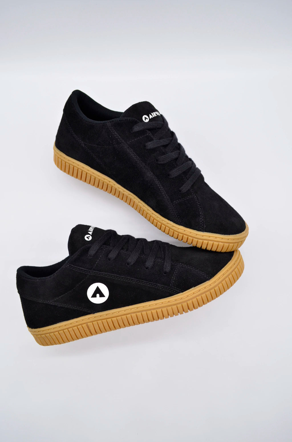 Air Walk H One Black Gum Sneakers - Comfortable Casual Shoes for Men & Women - Perfect for Walking, Running, and Everyday Wear