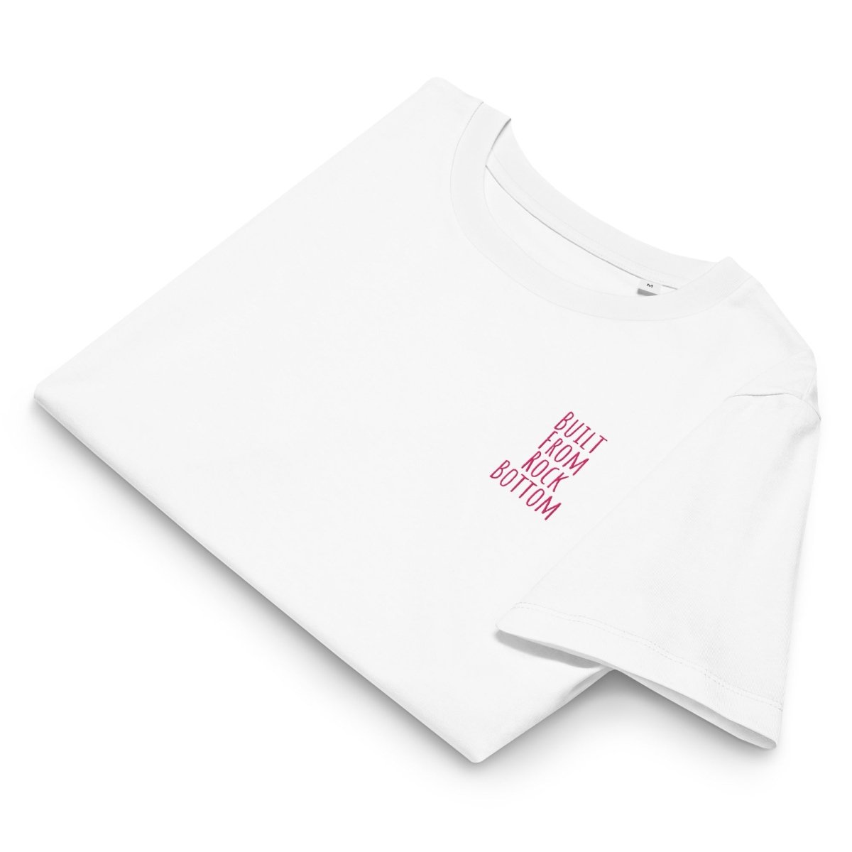 Embroidered Organic Cotton Women's T-Shirt - Eco-Friendly Casual Tee for Everyday Wear | Perfect for Outdoors, Work & Relaxation