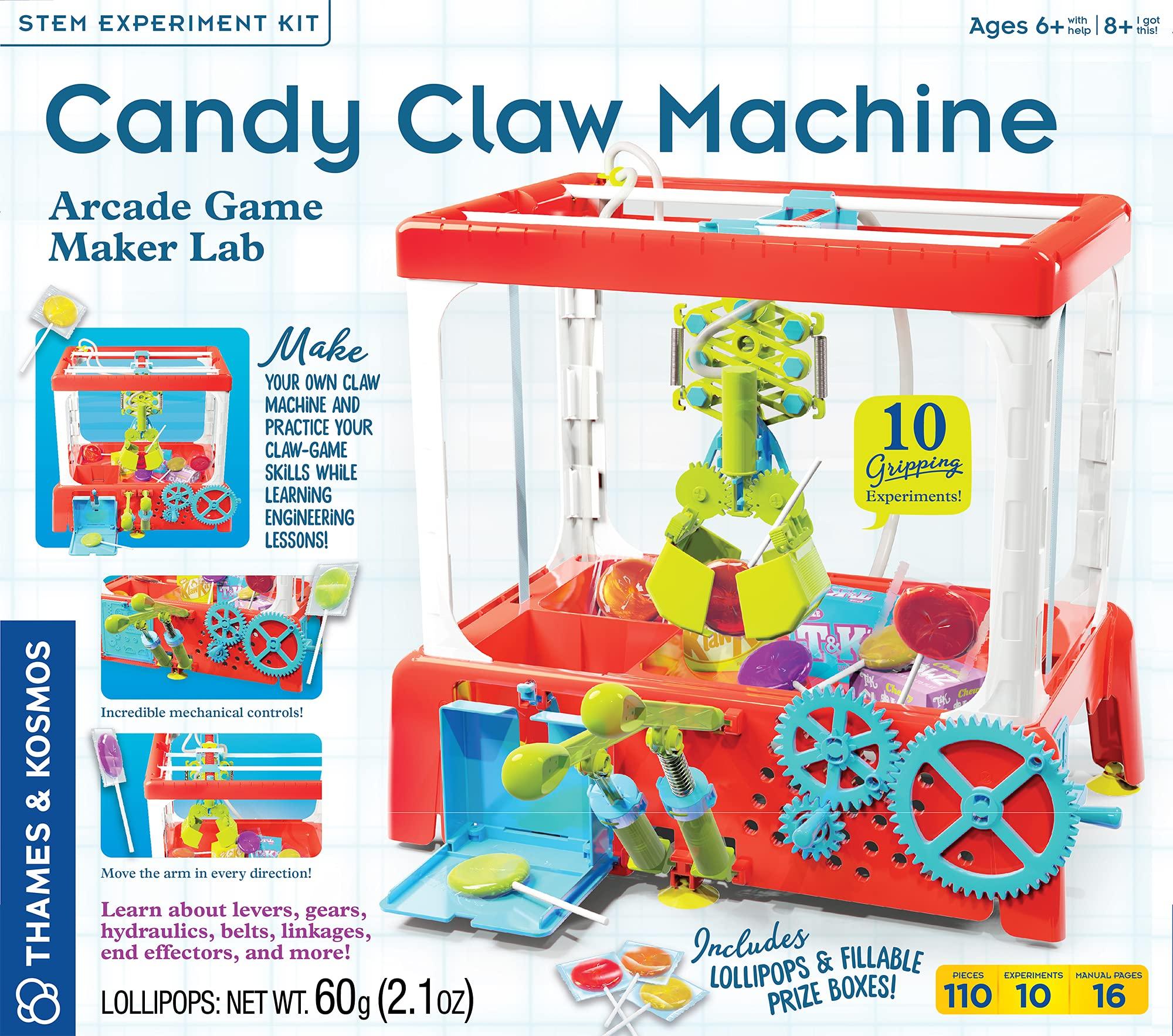 STEM Candy Claw Machine Toy - DIY Science Experiment Kit for Kids | Educational STEM Learning Toy for Birthday Parties & Classroom Activities