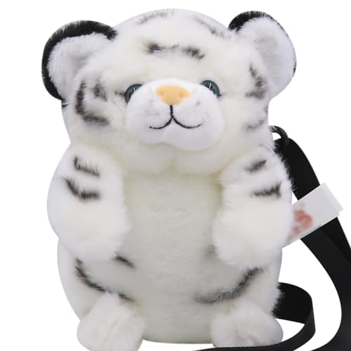 Faux Fur White Tiger