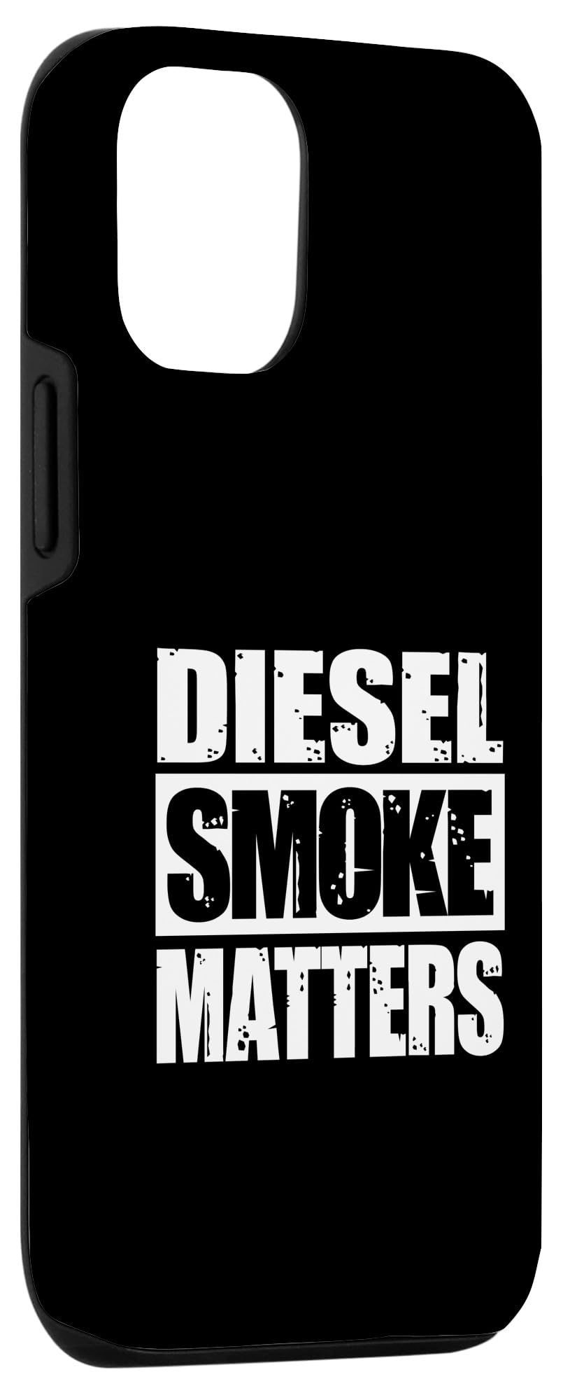 iPhone 12/12 Pro Case - Black Diesel Smoke Design for Truck Lovers | Protective Phone Cover for Diesel Enthusiasts | Perfect for Truck Shows, Off-Road Adventures & Diesel Events