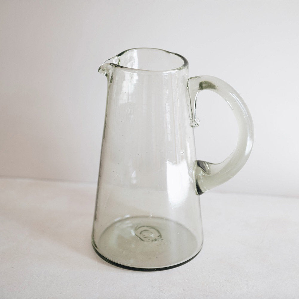 Eco-Friendly Recycled Glass Pitcher - BPA-Free, Durable & Stylish for Iced Tea, Lemonade & Water - Perfect for Home, Kitchen & Outdoor Entertaining