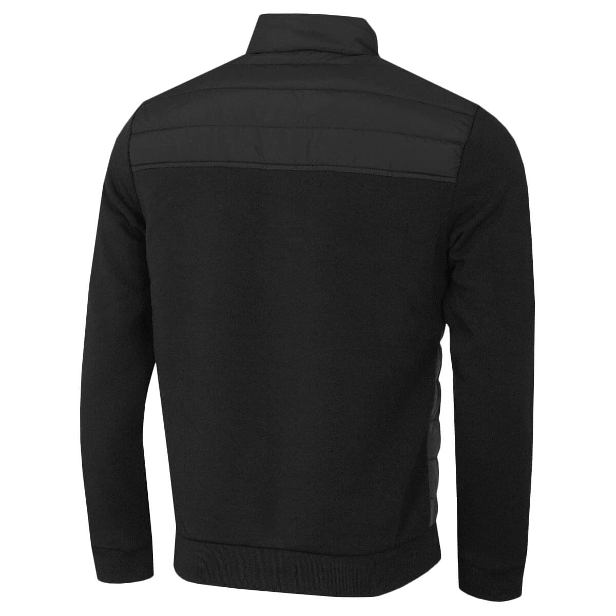 Calvin Klein Men's Hybrid Quilted Fleece Funnel Neck Jacket - Warm Winter Coat for Outdoor Activities & Casual Wear