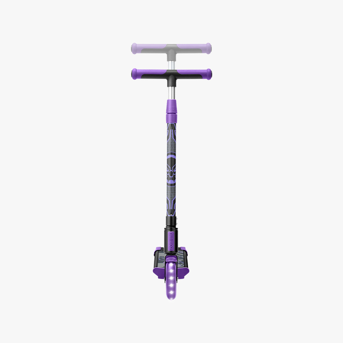 Marvel Black Panther Kids Electric Scooter - 3 Wheel LED Light Up Scooter for Boys & Girls Ages 5-12 - Perfect for Outdoor Play, Commuting to School & Neighborhood Adventures