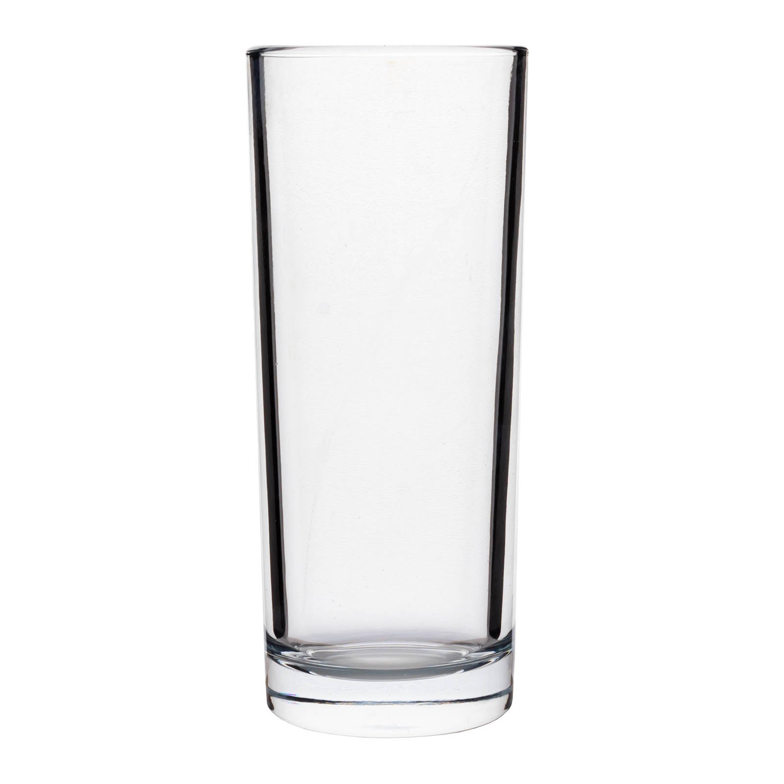 BarConic® 12 oz Monument™ Tall Drinking Glasses - Set of 6 Crystal Clear Bar Glasses for Beer, Cocktails, and Beverages - Perfect for Home Bars, Restaurants, and Parties