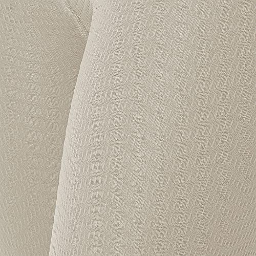SOLIDEA Women's Magic Panty Micromassage Workout Shorts - Seamless Gym Shorts for Running, Yoga & Under Dresses (Champagne, Size 14) | Perfect for Fitness, Lounge & Everyday Comfort