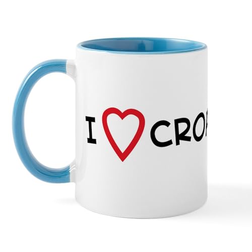 White/Blue Inside - I Love Croatia Mug