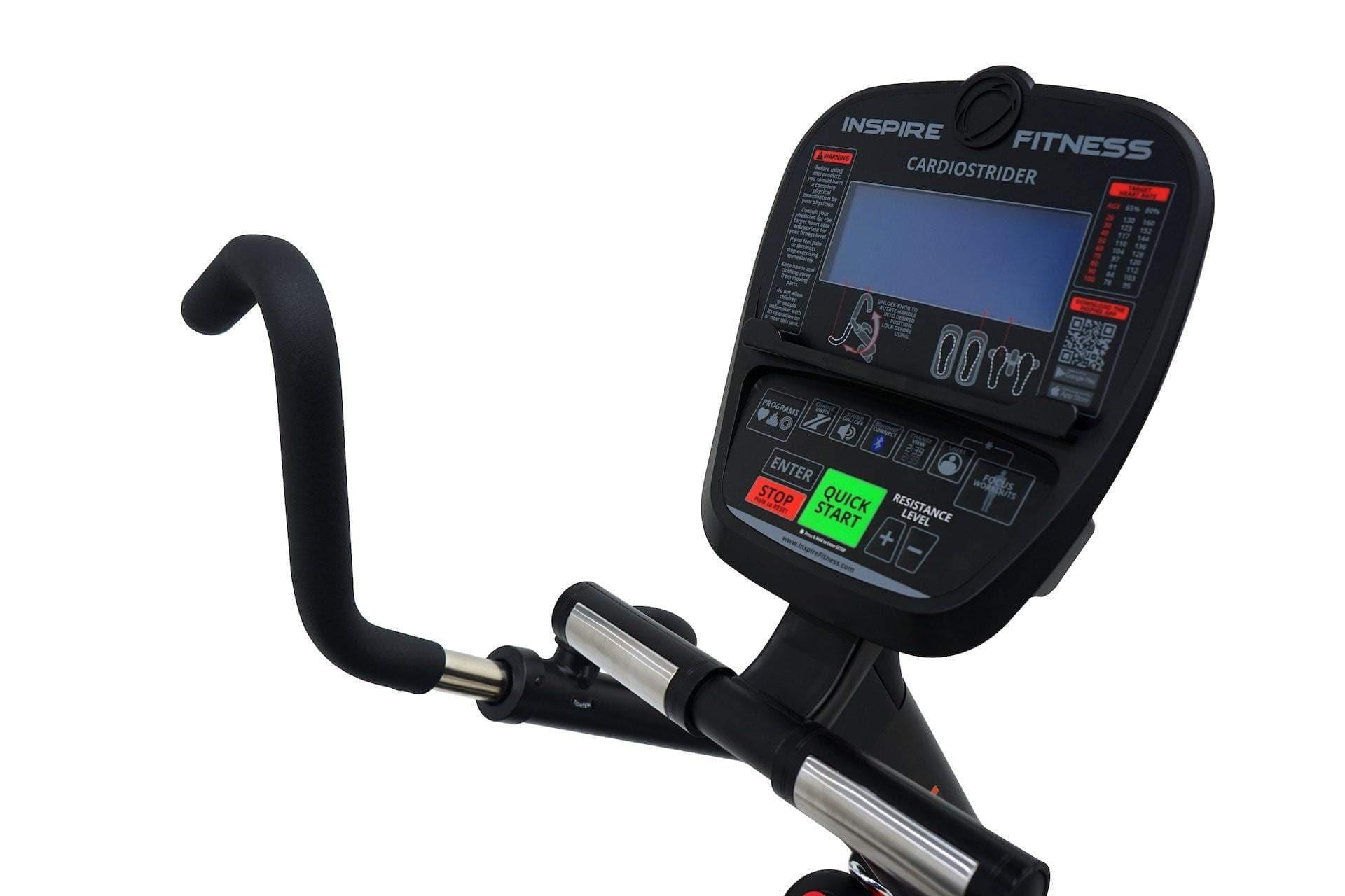 Inspire CS3 Cardio Strider - Premium Elliptical Machine for Home Gym, Low Impact Cardio Workout Equipment - Perfect for Small Spaces & Full-Body Training