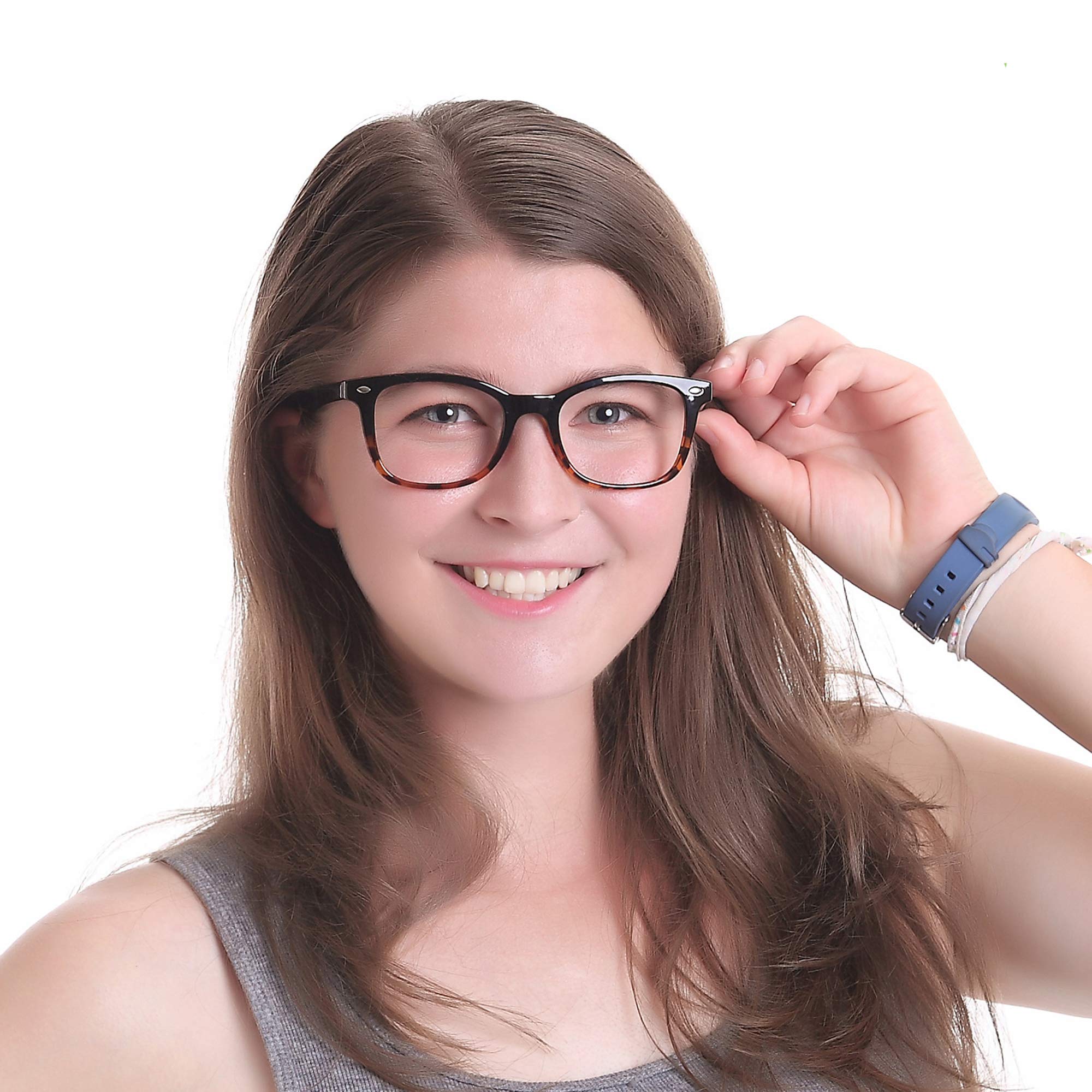 LifeArt Blue Light Blocking Glasses for Computer, Gaming & Reading - Anti Eyestrain & Anti Glare UV Protection Glasses for Men & Women - Perfect for Office Work, Online Classes & Late-Night Screen Use