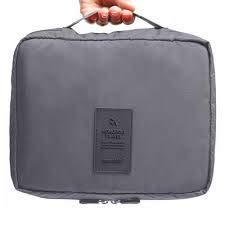 SONIQE Travel Cosmetic Bag for Women - Waterproof Makeup Organizer Pouch with Multiple Compartments, Portable Toiletry Case for Travel, Gym & Daily Use (Multi-Color)
