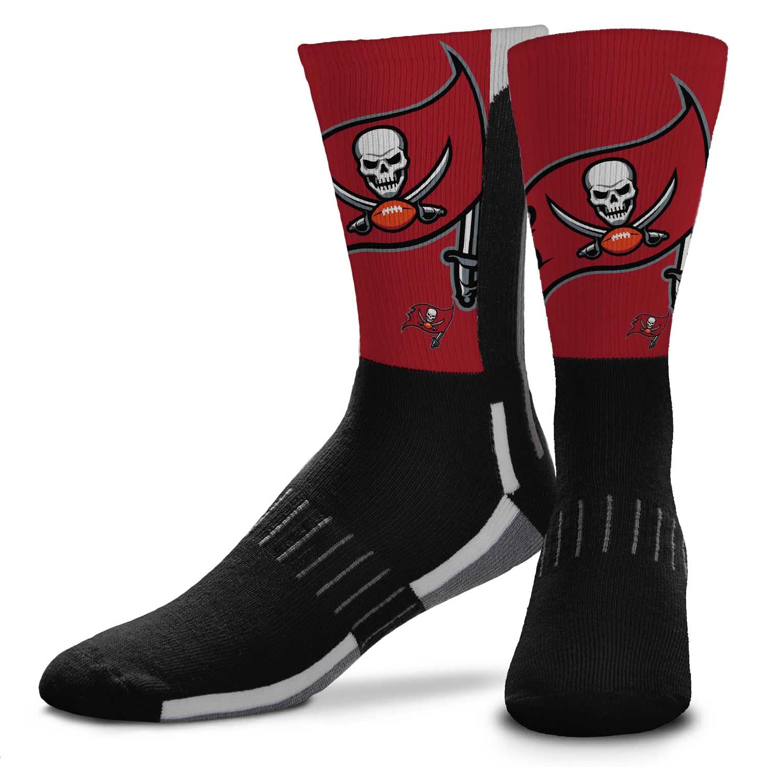 NFL Team Logo Adult Crew Socks for Men - Machine Washable Football Socks for Warm & Cold Weather - Comfortable Game Day Apparel - Perfect for NFL Fans, Sports Enthusiasts and Casual Wear
