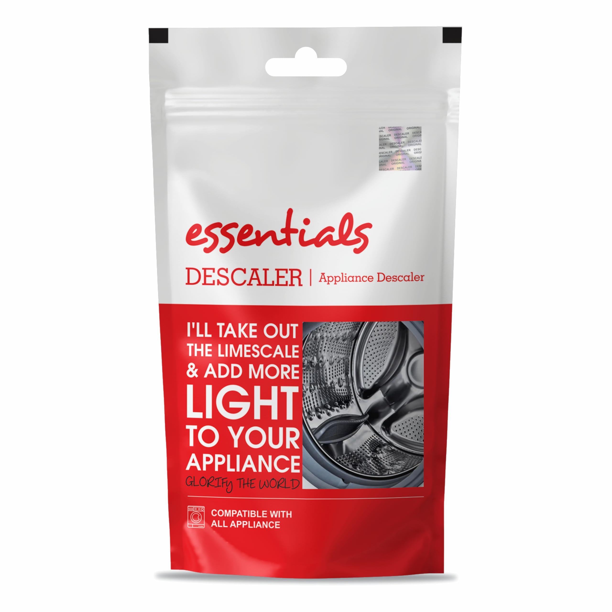 Washing Machine Cleaner & Descaler Powder - Effective for Front Load & Top Load Washers - Removes Odor, Mold & Residue - Safe for All Washing Machines (1 Pack) - Perfect for Monthly Maintenance & Deep Cleaning