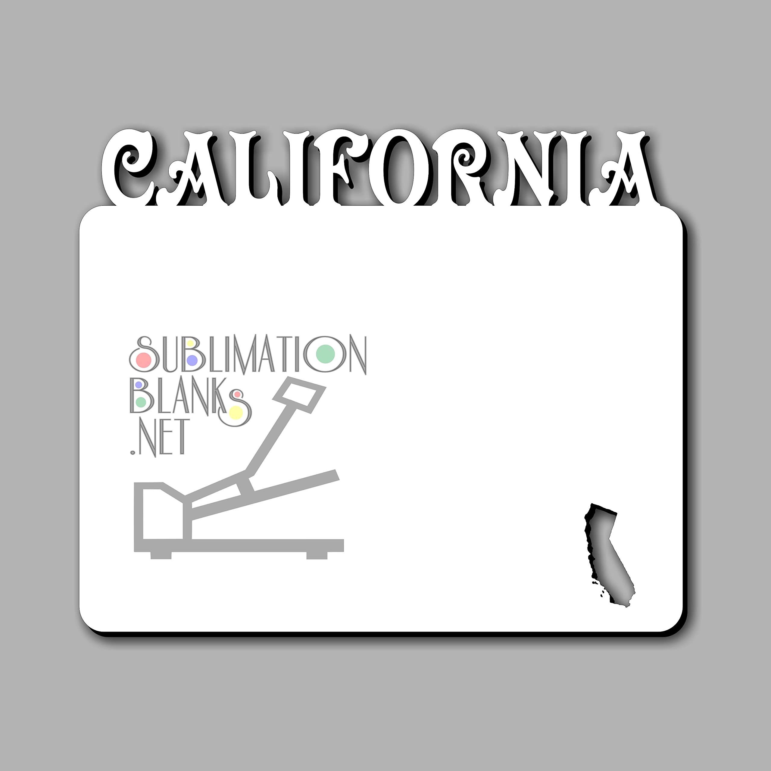 California Photo Frames - 20x16.6 Inch Sublimation Blanks for DIY Wall Decor & Home Gifts | Unisub Premium Quality | Perfect for Family Photos, Wedding Memories & Office Decor