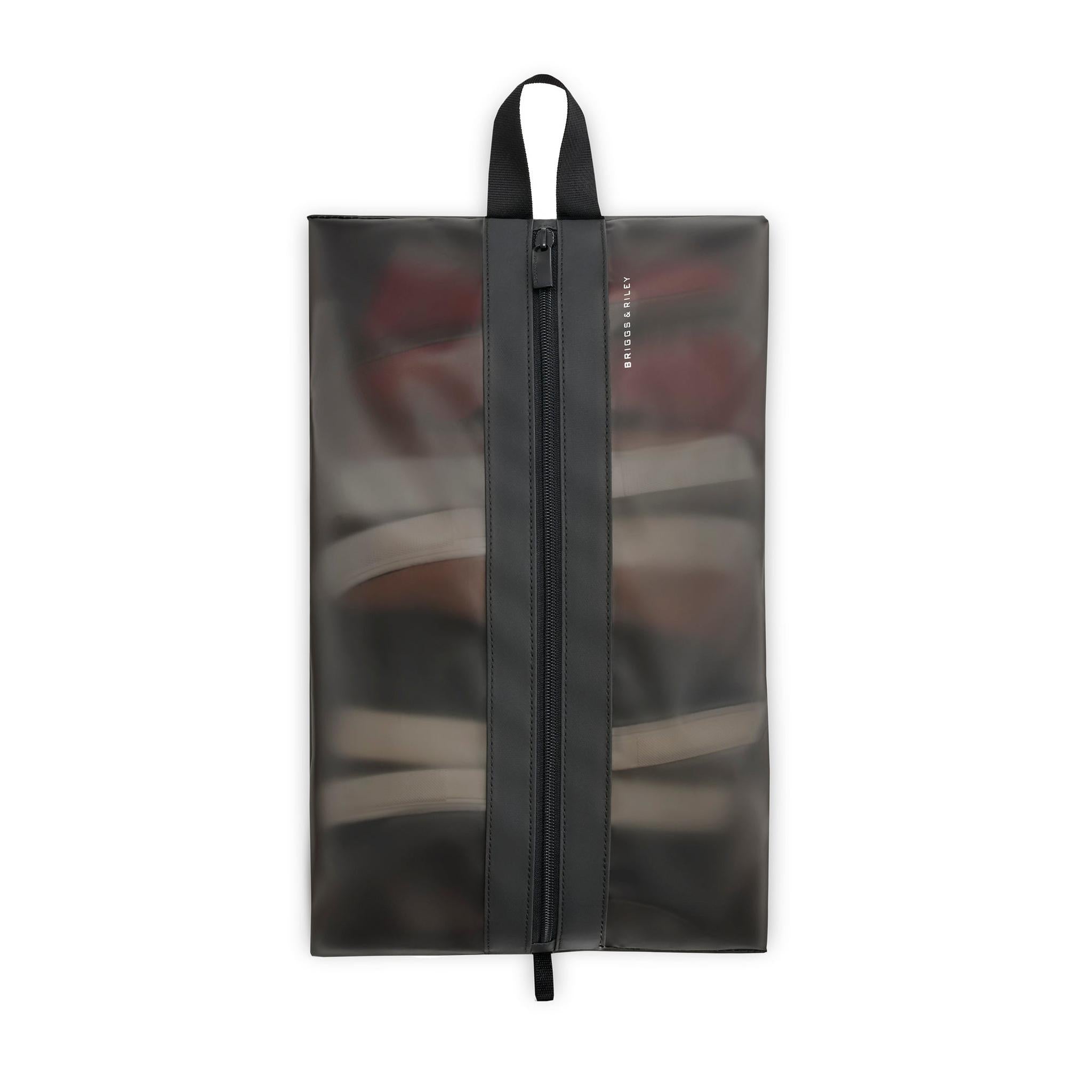 Briggs & Riley Translucent Shoe Pouch - Waterproof Travel Shoe Bag for Gym, Work & Vacation - Perfect for Organizing Shoes in Luggage & Suitcases