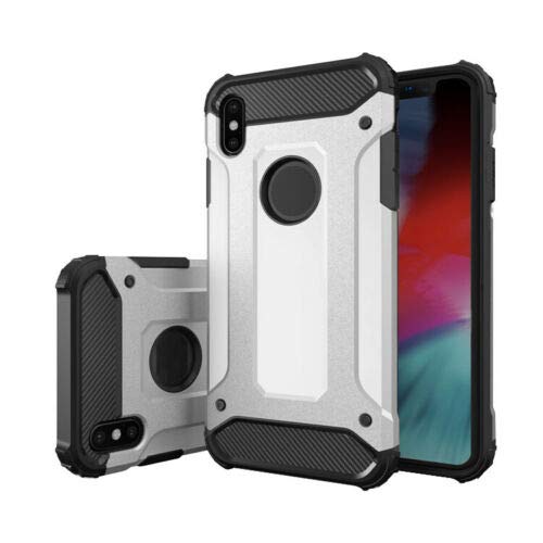 SuperGuardZ Heavy Duty Slim Shockproof Protective Case for iPhone Xs/iPhone X - Armor Cover [Silver] | Perfect for Outdoor Activities, Travel & Everyday Protection