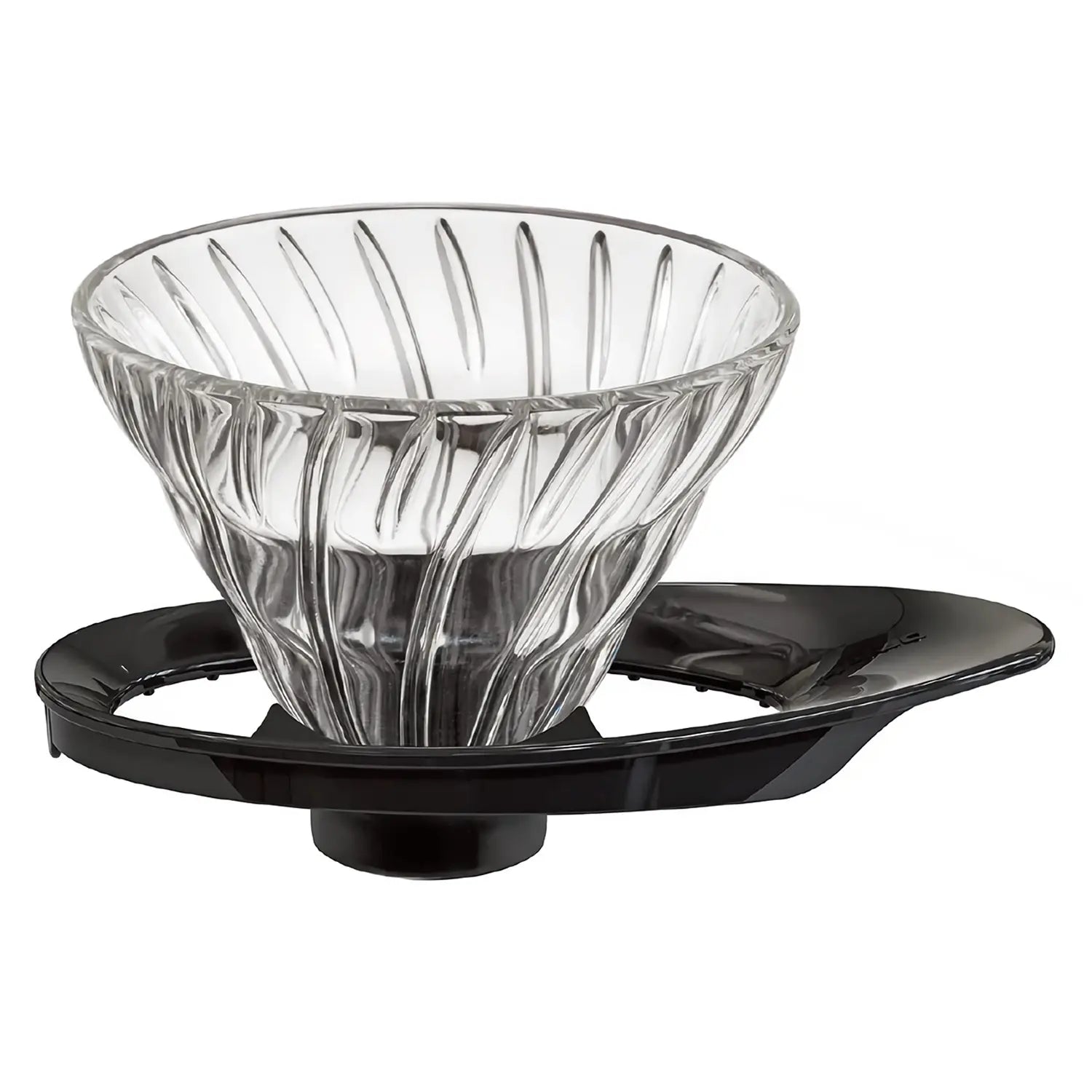 Hario V60 Heat Resistant Glass Coffee Dripper - Premium Pour Over Coffee Maker for Home & Office Brewing - Perfect for Specialty Coffee Lovers & Baristas