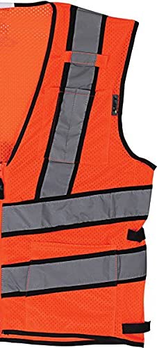 LIFT Safety Viz-Pro2 High Visibility Reflective Vest for Construction, Road Work & Outdoor Safety - ANSI Certified for Enhanced Visibility in Low Light Conditions