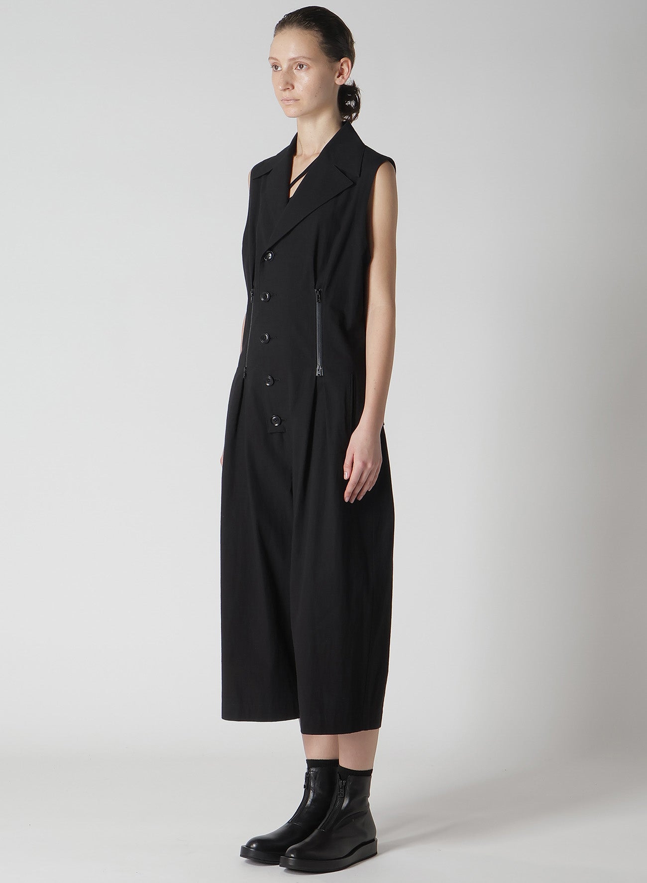Women's Cotton Linen Zip Front Tucked Jumpsuit | Casual Summer Romper for Beach, Travel & Everyday Wear