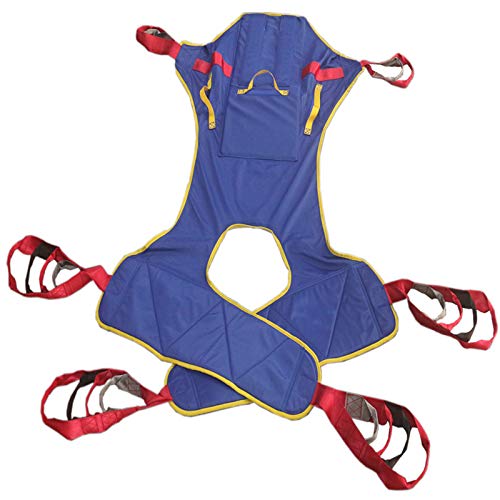 WAWB Full Body Sling - Heavy Duty Polyester Patient Lift Sling with 506 Lbs Capacity - Walking & Standing Aid Transfer Belt for Elderly & Disabled Care - Ideal for Home Healthcare & Rehabilitation Use