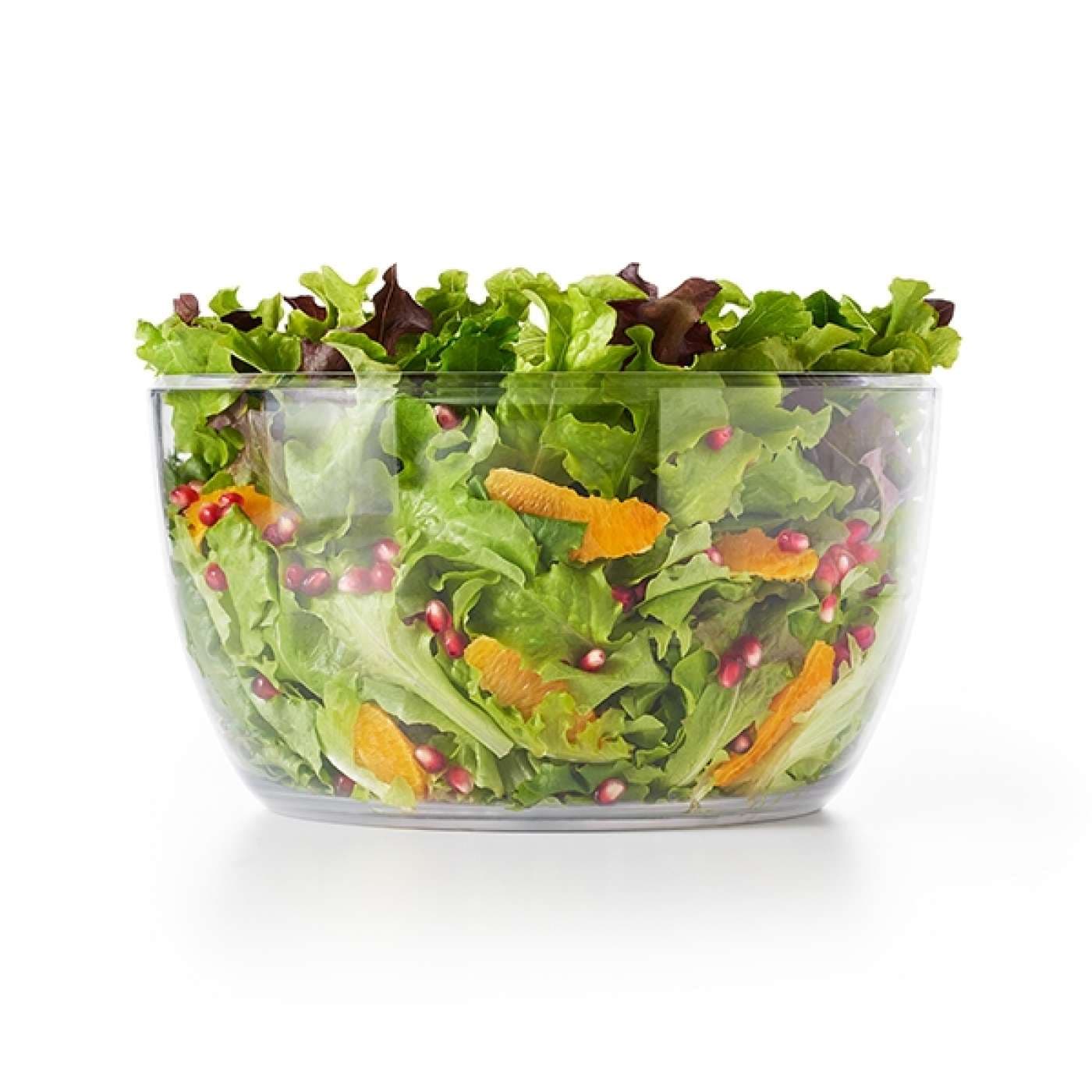 OXO Good Grips Salad Spinner - Large 5.2 Quart Kitchen Essential for Fresh Greens, Herbs & Vegetables | Perfect for Prepping Salads, Washing Produce & Healthy Meal Prep